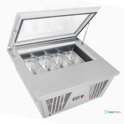 Polar G-Serie Aanrecht IJs Freezer 4x Napoli Pannen - GK068-02