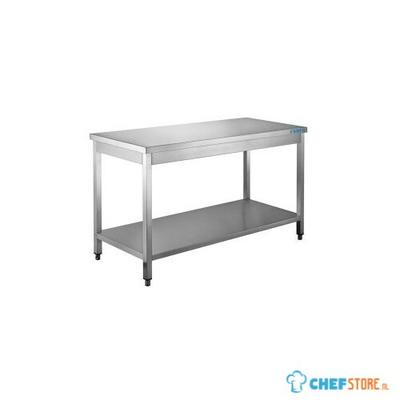 SARO Roestvaststalen Tafel met Onderblad 600 mm Diepte 600 Mm - 600-1100 1