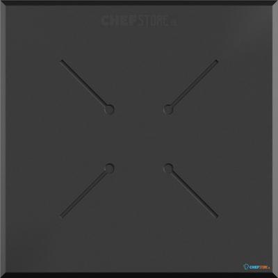 Essentials Infinity Tripod Terrastafel Zwart Frame + Riverwashed Wood HPL 70x70 cm - 140011477