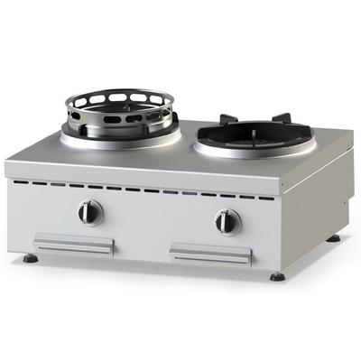 Mastro Wok Warmhoudplaat Op Gas, Tafelmodel, 2 Branders | AHA0013 1