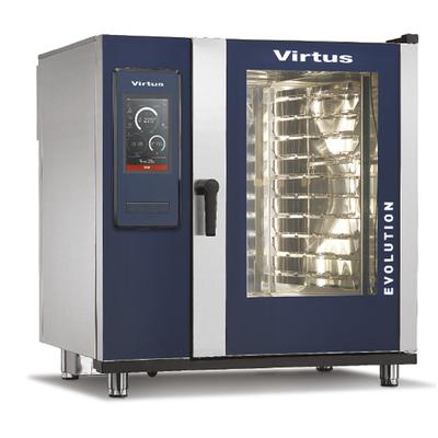 Electric Combi Steamer With Boiler And Automatic Cleaning System, 10x GN2/1 - Virtus AIC0041/FN 1