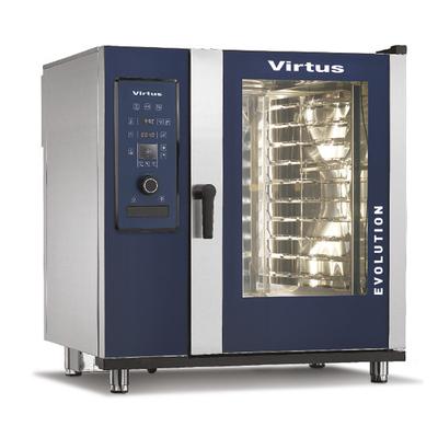 Gas Convection Oven With Direct Injection And Automatic Cleaning System, 10x GN2/1 - Virtus AIC0078/FN 1