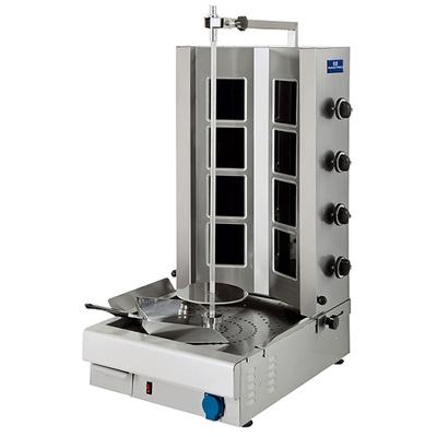 Glass Ceramic Kebab Grill With 4 Heating Zones - Bottom Motor - Max. Loading 40-60 Kg - AJE0019 1
