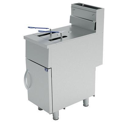 Gas Fryer With 1 Bowl Of 21 Liters On Closed Cabinet With Door - Mastro AMZ0050 1