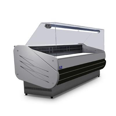 Refrigerated Counter 2480 mm With Vertical Glass Front, Ventilated Cooling, +3°/+5°c, Mastro BGB0313 1