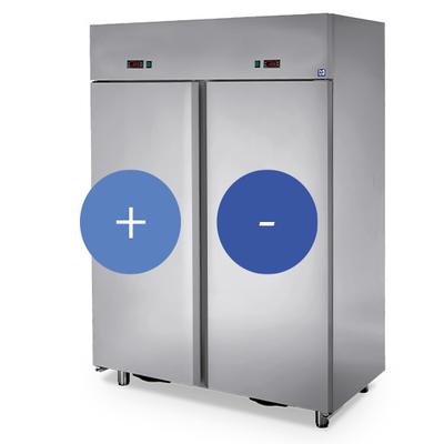 Mastro Koeling (600+600 Liter), Roestvrijstaal, Met 2 Temperaturen, 0°/+10°C -18°/-22°C | BMC0015/T 1