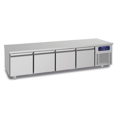 Gekoelde Inbouwunit 600 diep | 4 Lades | B=220cm | -2°C/+8°C | Mastro HCE2006/F 1