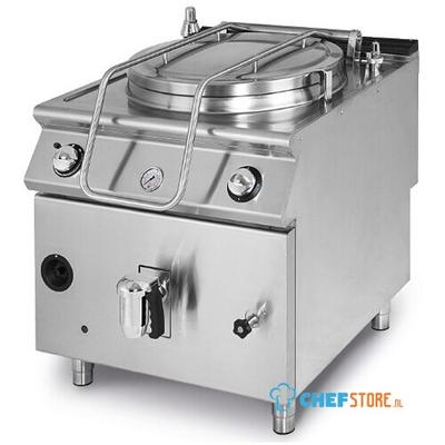 Gas Boiling Pan, Direct Heating, Capacity 150 Litres, Virtus VS9080PGD150 1