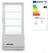 Gekoelde display kast | wit | 78L-97cm(h) l anti-condens | Arktic 233641 3