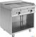 SARO Gasgrillplaat met Open Onderstel Model E7/KTG2BAM 1