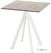 Infinity Terrastafel Wit Frame + Moonstone HPL 70x70 cm - Essentials 120021377