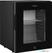 TEFCOLD Zwarte Minibar met Randloze Glazen Deur - TM33G