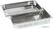 Diamond Gastronorm geperforeerde bak 1/1 h40 mm | 1/1P-40 1