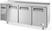 Arktic Vrieswerkbank Kitchen Line | 3 deuren, 390L, D=600 | Geforceerd, -17°C/-22° | Met Rand | 233399 2