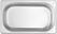 Hendi Gastronormbak 1/4 | 100 mm hoog | RVS Budget Line | 800539 3