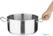 Rvs Kookpan Laag Model | 7,5 liter | Vogue | T177 2