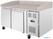 Polar UA081 U-Series Dubbele Deur Pizza Werkbank met Granieten Blad 428Ltr 3