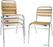Bolero aluminium en essenhouten stoel (4 stuks) | GK997 5