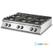 Gas Range With 6 Burners, Pressed Working Top, Virtus VS90120PCGST 1