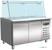 Koelwerkbank Saladette | Glasopstand Recht | 2 Deuren, 1/1GN | 4x 1/1GN Pan | Standard Line | Combisteel | 7950.0420 1