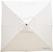 Bolero vierkante crème parasol 2,5 meter | GH988 5