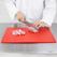 Hygiplas antibacteriële LDPE snijplank rood 450x300x10mm | HC859 3