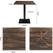 Bolero Complete Tafel Vierkant Donker Hout Effect 700mm - HW850 6