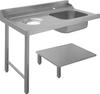 Bartscher Aanvoertafel Links Afval Spat - 109772
