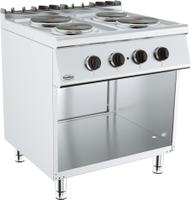 Combisteel Base 700 Kooktafel Elektrisch 4 Pl. | 7178.0430