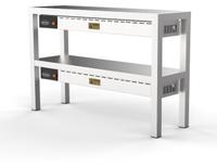 CombiSteel Etagère , Keramisch Verwarmd, Dubbel, 1000mm - 7333.0512