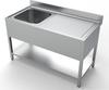 700 Spoeltafel Bodemschap 1 Links 1400, CombiSteel 7333.0840
