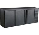 Barkoeling - Zwart - 3 Dichte Klapdeuren - Auto Defrost - CombiSteel 7450.0320