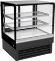 Koelvitrine B=0.9m | Schuifdeuren | Rechte voorruit | Combisteel 7450.0820