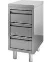 Werktafel met Laden | 40cm breed | RVS | Combisteel | 7452.0500
