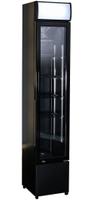 Glasdeur Koelkast Smal | 105L | Zwart | Combisteel | 7455.1384