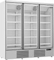 Display vrieskast | 3 Glasdeuren | 1450 L | Zilver | Combisteel | 7455.2220