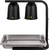 Warmhoudlamp Dubbel, Telescopisch, Combisteel 7476.0025