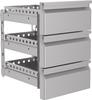 Ladenset | 3 lades (1/3) | Pro Line | Soft closing | Combisteel 7489.0523