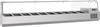 Gekoelde Opzetvitrine | 10x 1/3 GN | Glaswand | RVS | Combisteel | 7489.5245