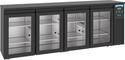 Barkoeler Zwart | 4 Glasdeuren | ProLine | Combisteel | 7489.5295