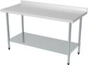 Demontabele RVS Werktafel | Bodemschap | Opstaande rand | Demontabel | 70cm| Combisteel | 7490.0060