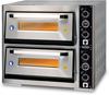 Elek. Pizzaoven Dubbel  2 X 6 pizza's ⌀30cm |  CombiSteel 7491.1035