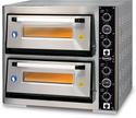Elek. Pizzaoven Dubbel  2 X 6 pizza's ⌀30cm |  CombiSteel 7491.1035