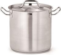 Kookpan Hg Rvs + Deksel | 24cm | 10L | Combisteel | 7501.0010