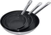 Koekenpan Rvs + Teflon | 24cm | 2,3L | Combisteel | 7501.0105