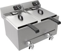 Friteuse Tafel 2x8l 2x3kw, Combisteel 7518.0205