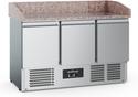 Pizzawerkbank | Graniet | 3-deurs | RVS | Ecofrost | 7950.5100