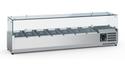 Opzetkoelvitrine | 150cm | 7 x 1/4GN | Glaswand | Ecofrost | 7950.5118