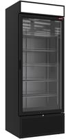Diamond Positieve Gekoelde Vitrine 715 Liter ZWART met Lichtbak - CLP72-SB