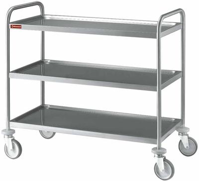 Serveerwagen | 3 niveau's | RVS | CR3/100B | Diamond 1